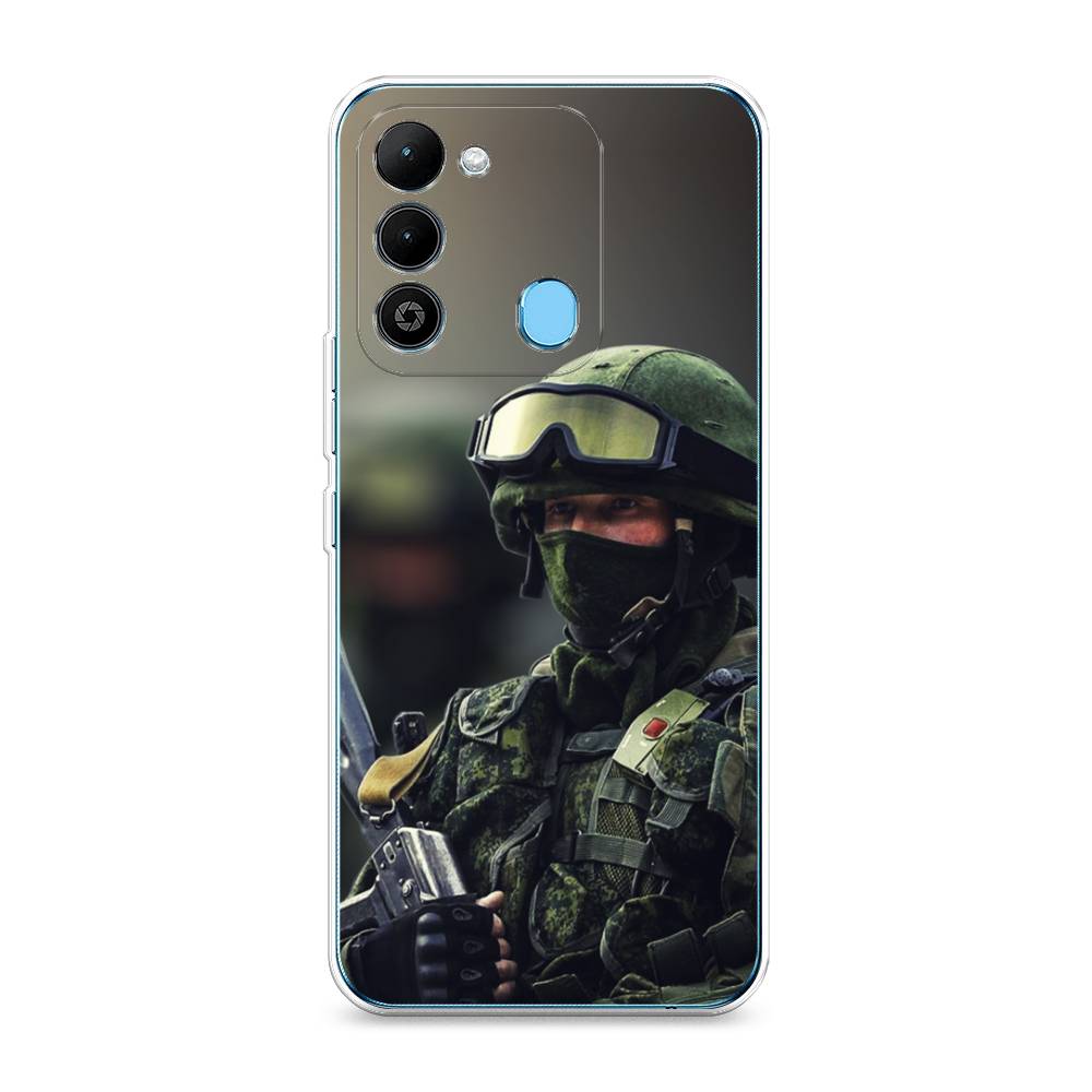 

Чехол Awog на Tecno Spark 9 / Техно Спарк 9 "Солдат", Зеленый;серый, 302850-5