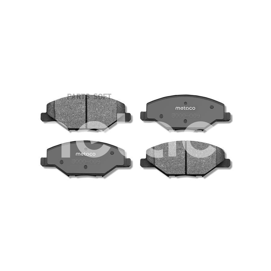 

Тормозные колодки METACO 3000-009