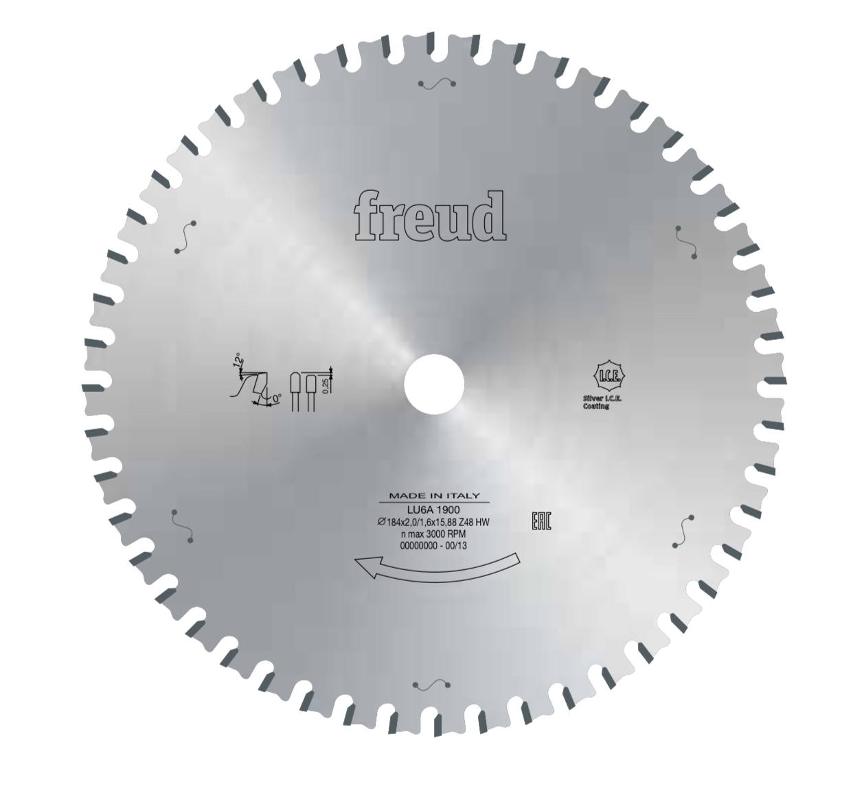 

Пила дисковая Freud 305x2,6x25,4 Z60, HM Lu6A 1100