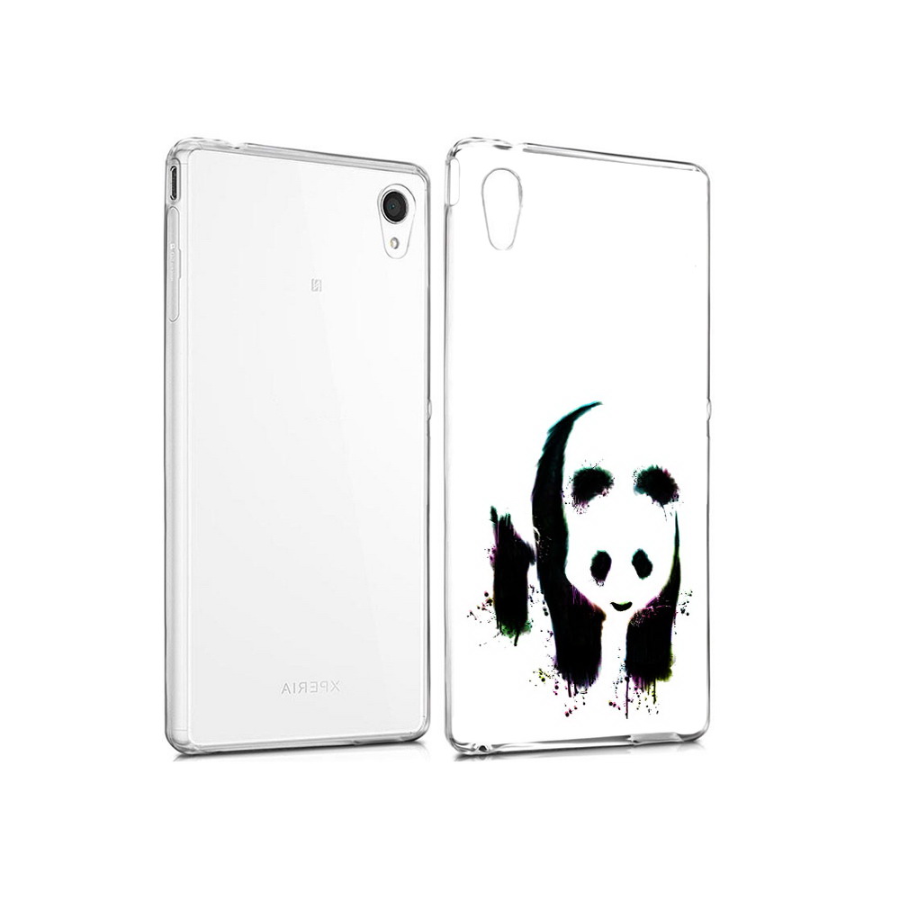 

Чехол MyPads Tocco для Sony Xperia M4 Aqua панда в акварели (PT41841.249.532), Прозрачный, Tocco