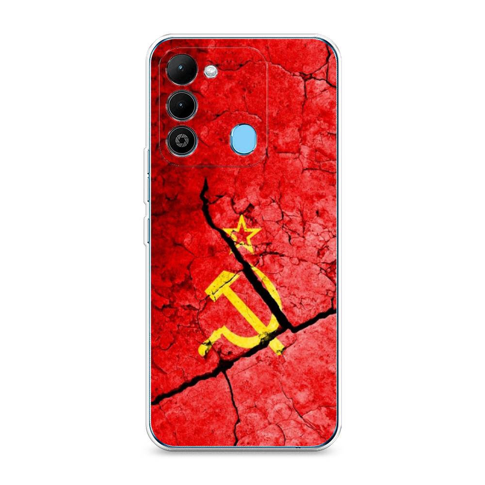 

Чехол Awog на Tecno Spark 9 / Техно Спарк 9 "СССР", Красный;черный;желтый, 302850-5