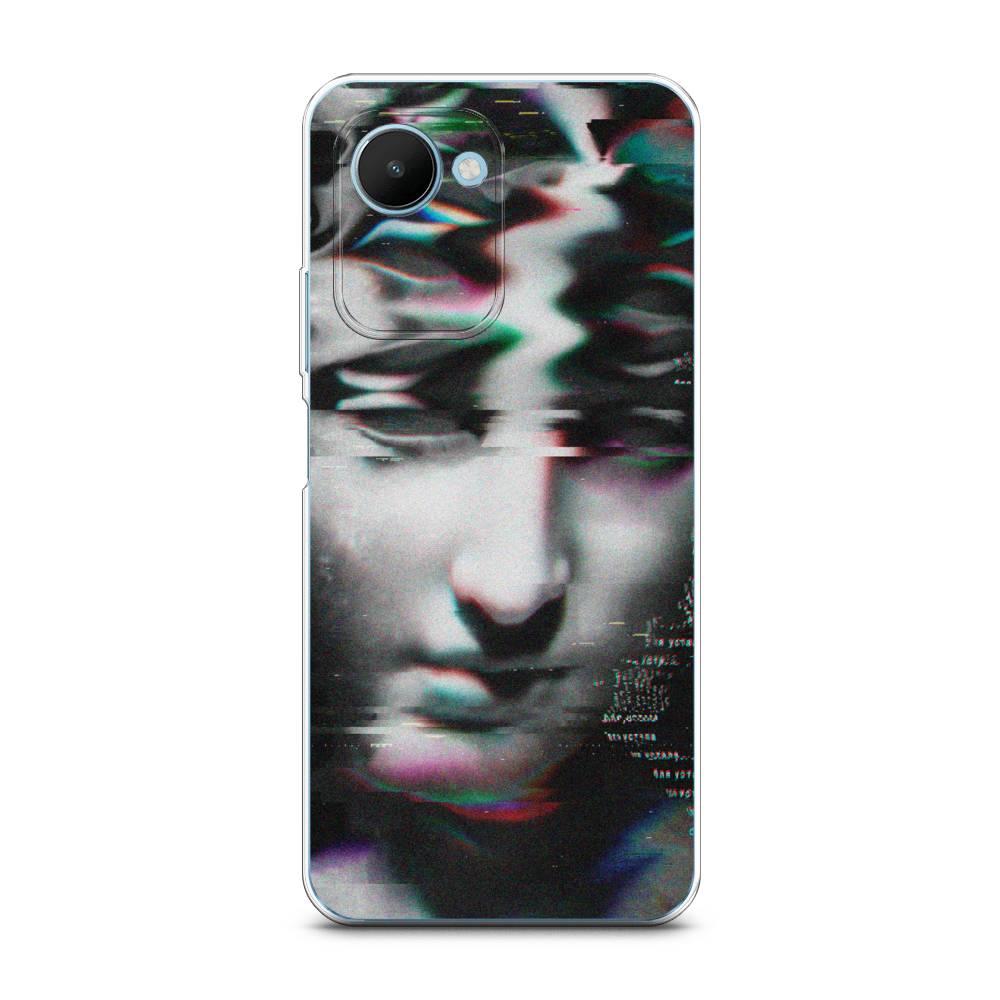 

Чехол Awog на Realme C30S 4G "Glitch Art", Серый, 2511650-9