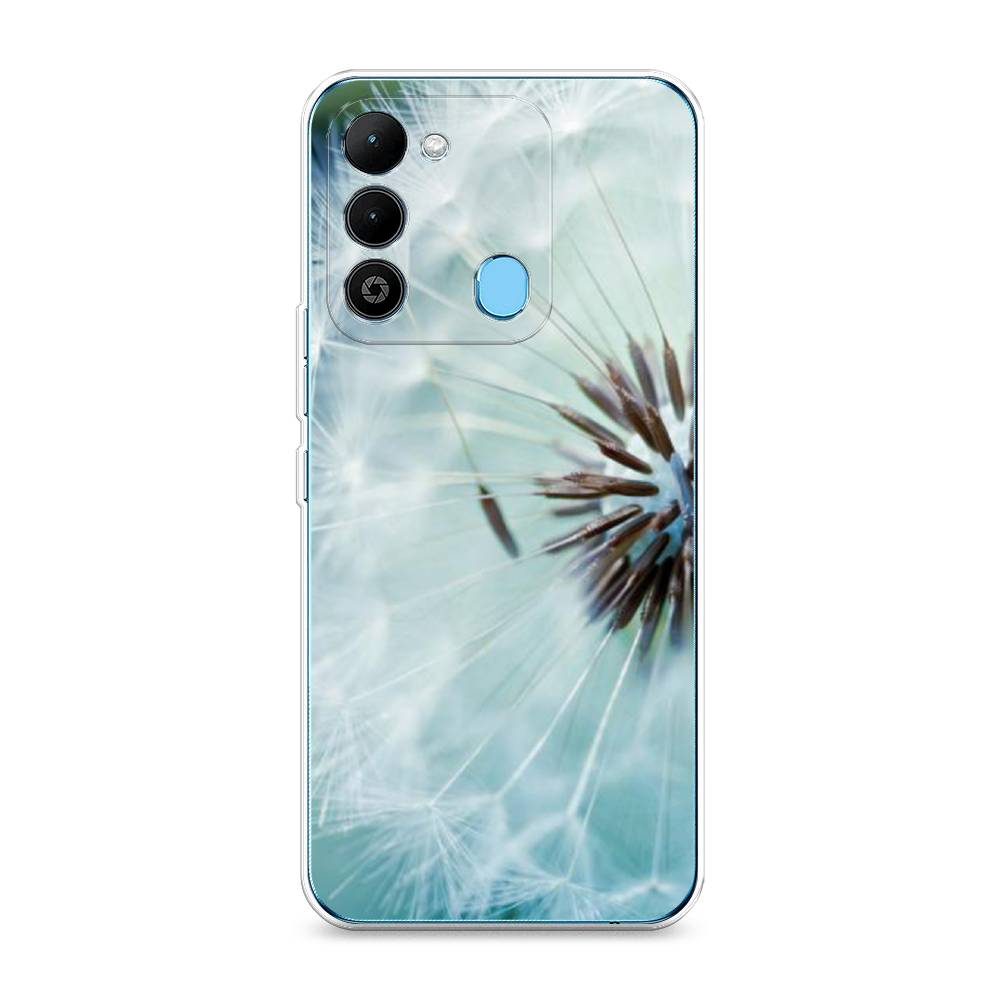 

Чехол Awog на Tecno Spark 9 / Техно Спарк 9 "Пух одуванчика", Серебристый;серый, 302850-4