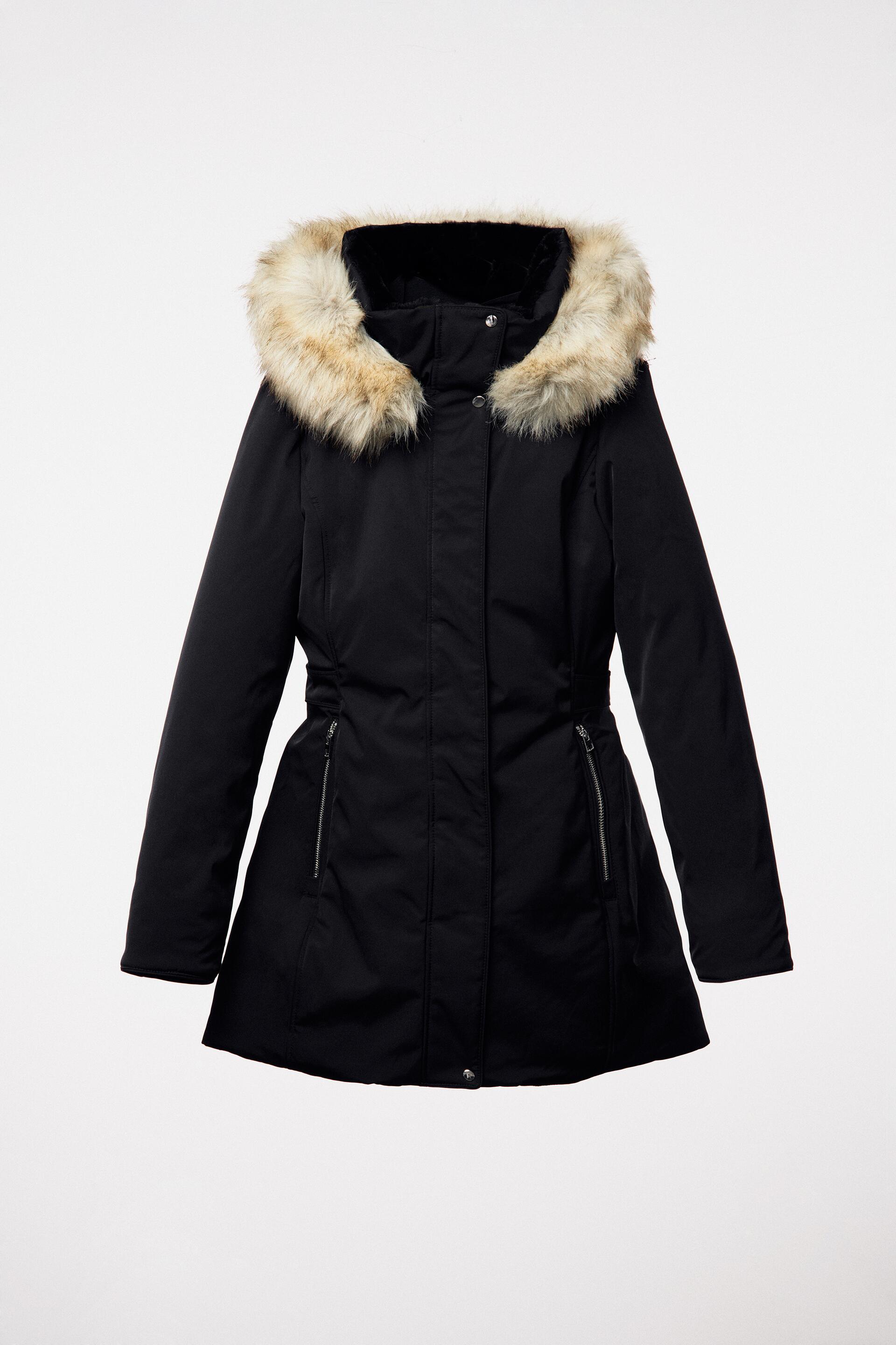 

Пальто женское ZARA 03427711 черное L (доставка из-за рубежа), 03427711