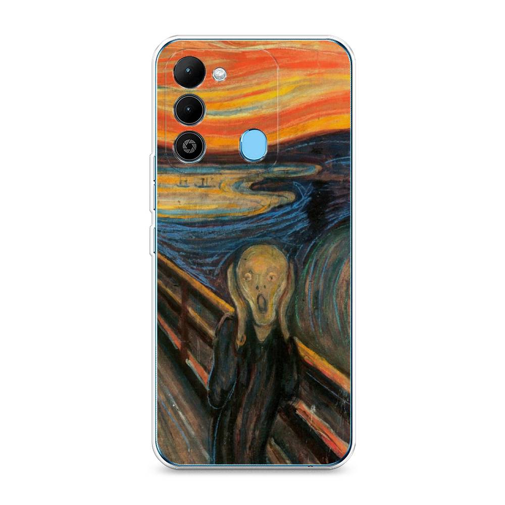 

Чехол Awog на Tecno Spark 9 / Техно Спарк 9 "Крик", Оранжевый;синий;серый, 302850-9