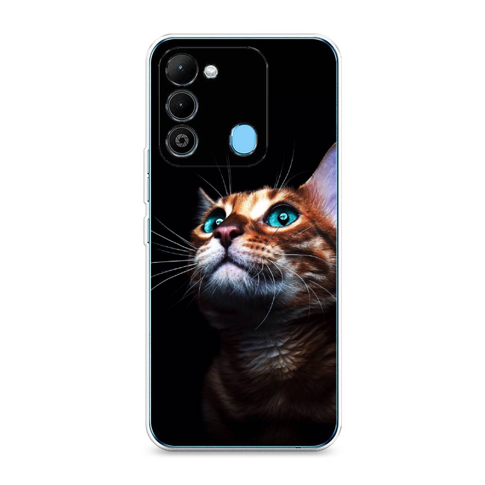 

Чехол Awog на Tecno Spark 9 / Техно Спарк 9 "Мечтательный кот", Коричневый, 302850-1