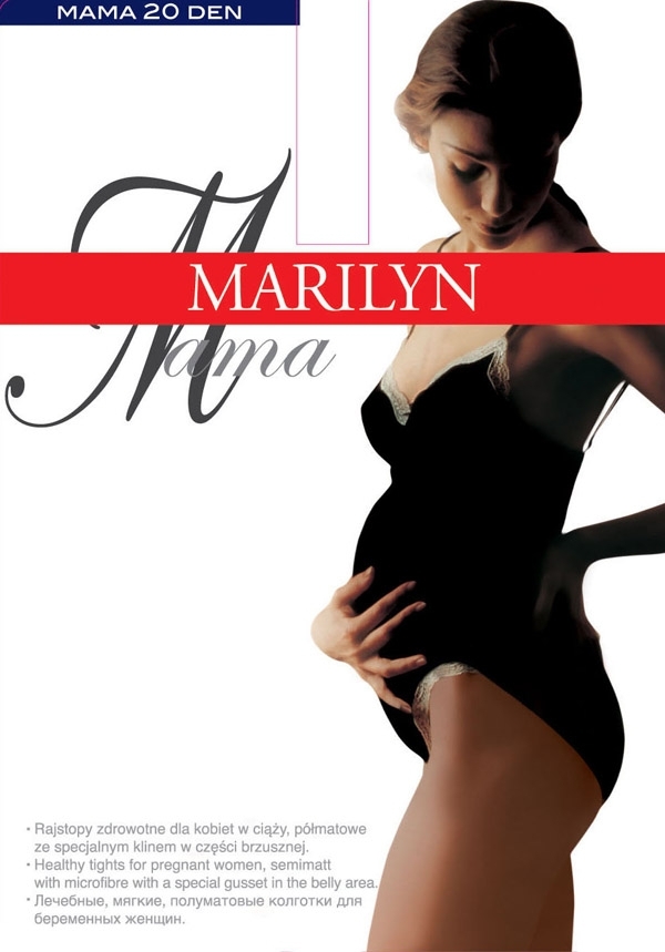 Колготки для беременных женские Marilyn MAMATWENTY бежевые 3