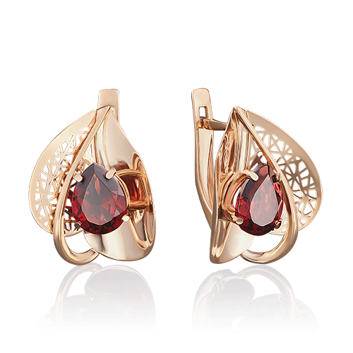 

Серьги из красного золота с гранатом PLATINA jewelry 02-3837-00-204-1110-46_0, 02-3837-00-204-1110-46_0