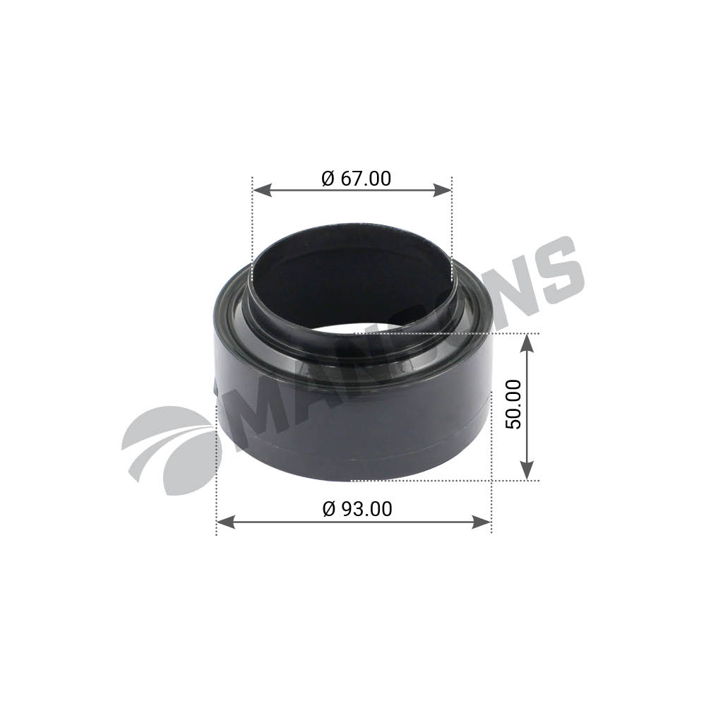 

Сальник ступицы Mansons 067*95*49.5 для BPW ECO Plus 8-9t GR315