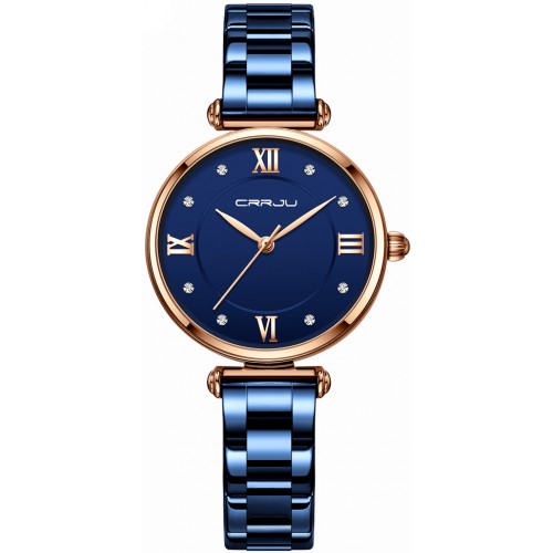 Наручные часы женские CRRJU 2178BLRGBLRG голубые