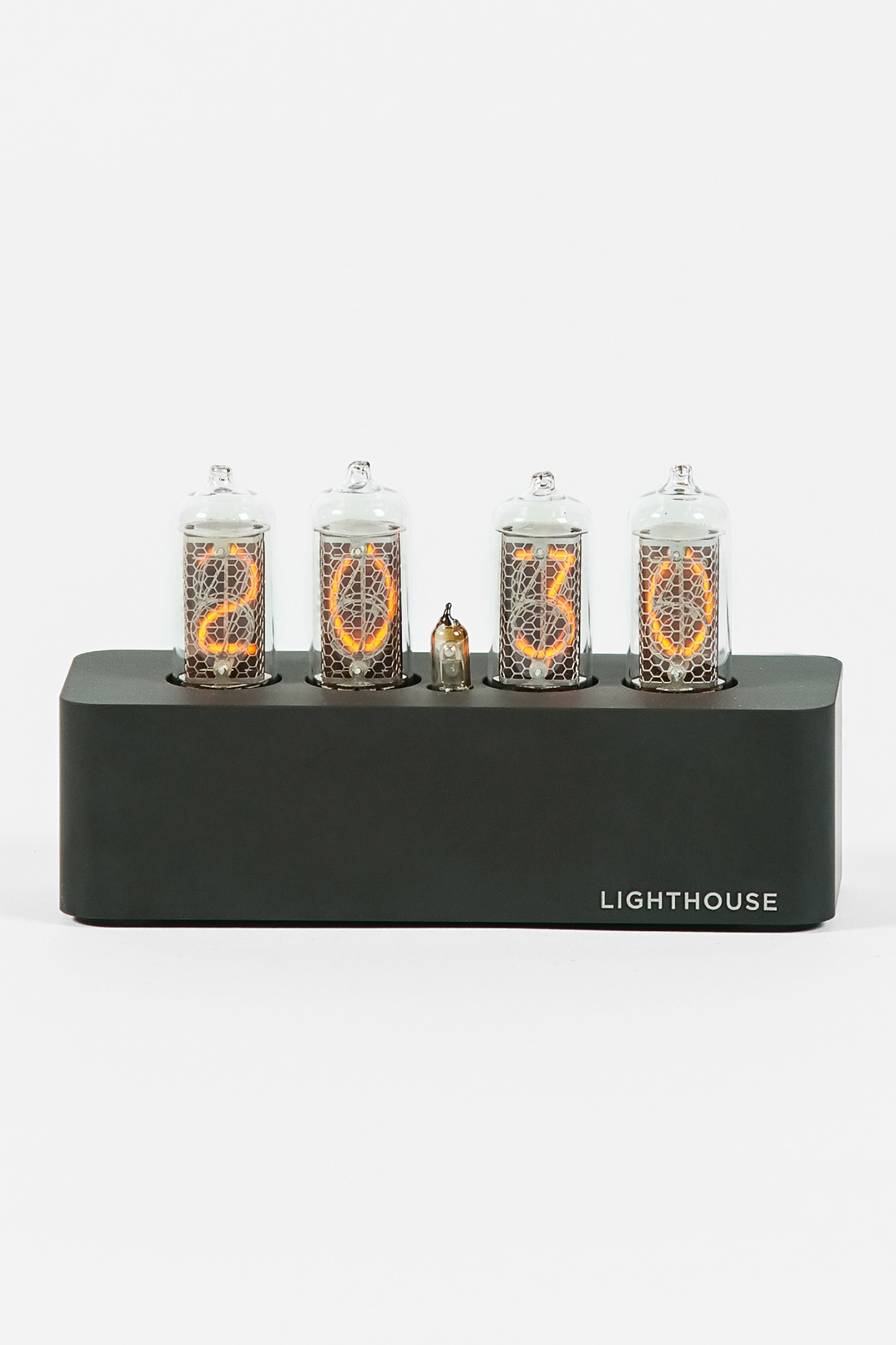 

Часы на газоразрядных лампах Lighthouse 1.0 Black