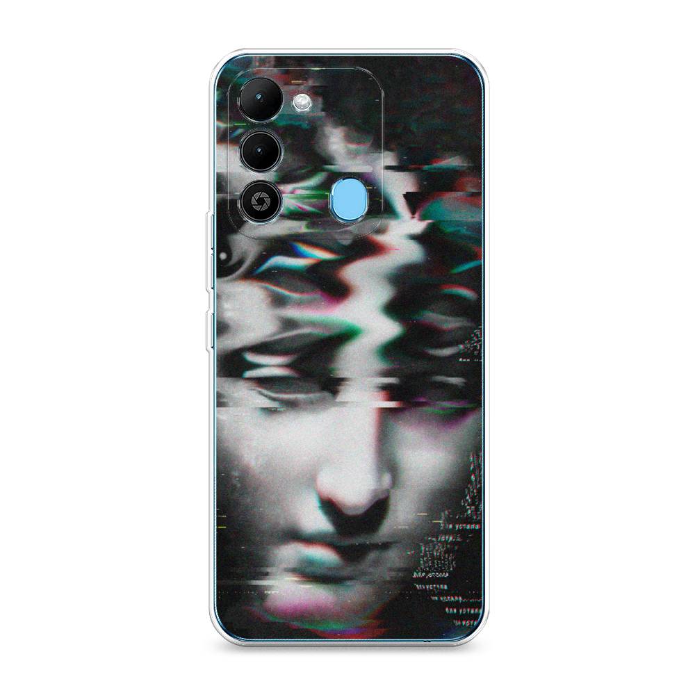 

Чехол Awog на Tecno Spark 9 / Техно Спарк 9 "Glitch Art", Серый, 302850-9