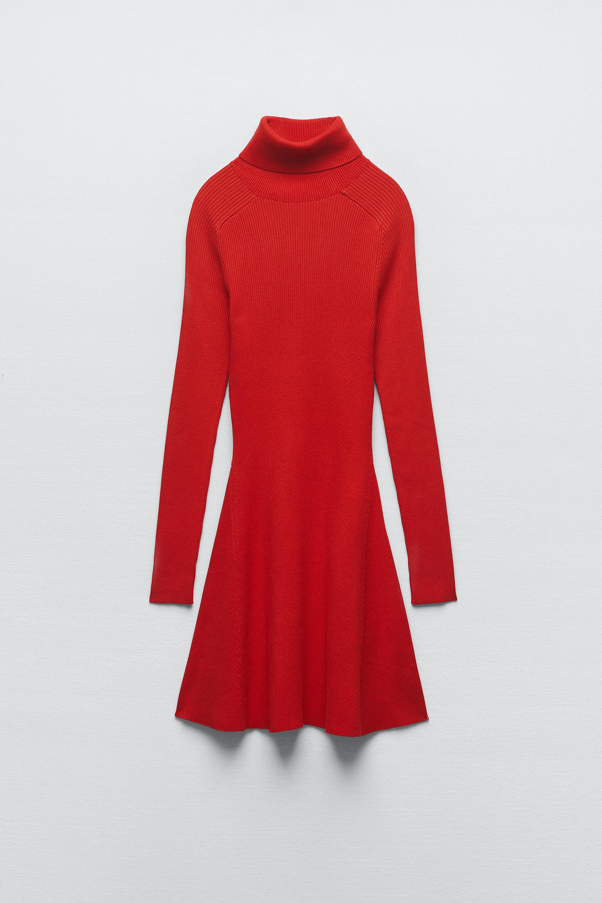

Платье женское ZARA 03390114 красное S (доставка из-за рубежа), 03390114
