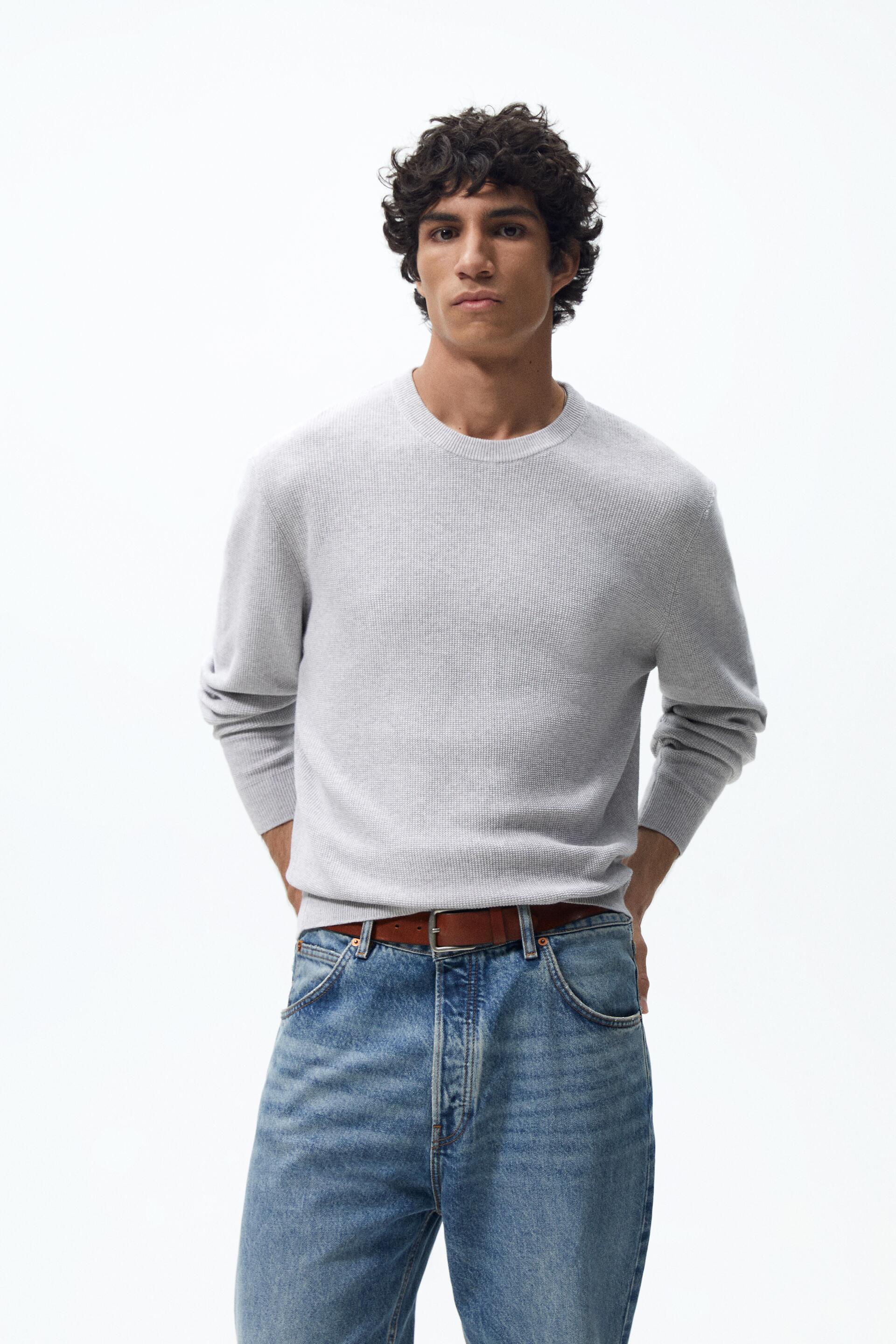 

Джемпер мужской ZARA 03332340 серый L (доставка из-за рубежа), 03332340