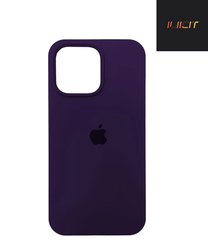 

Чехол iPhone 15 Plus Silicon Сase APL WS (с лого), темно-фиолетовый 20 (IS793370)