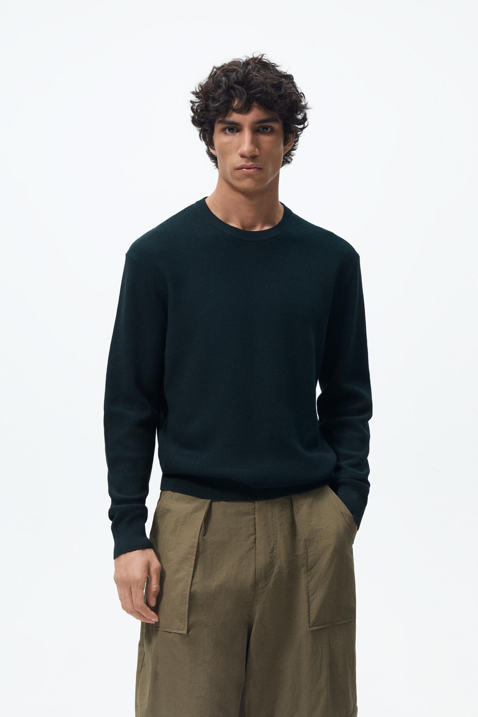

Джемпер мужской ZARA 03332340 зеленый XL (доставка из-за рубежа), 03332340