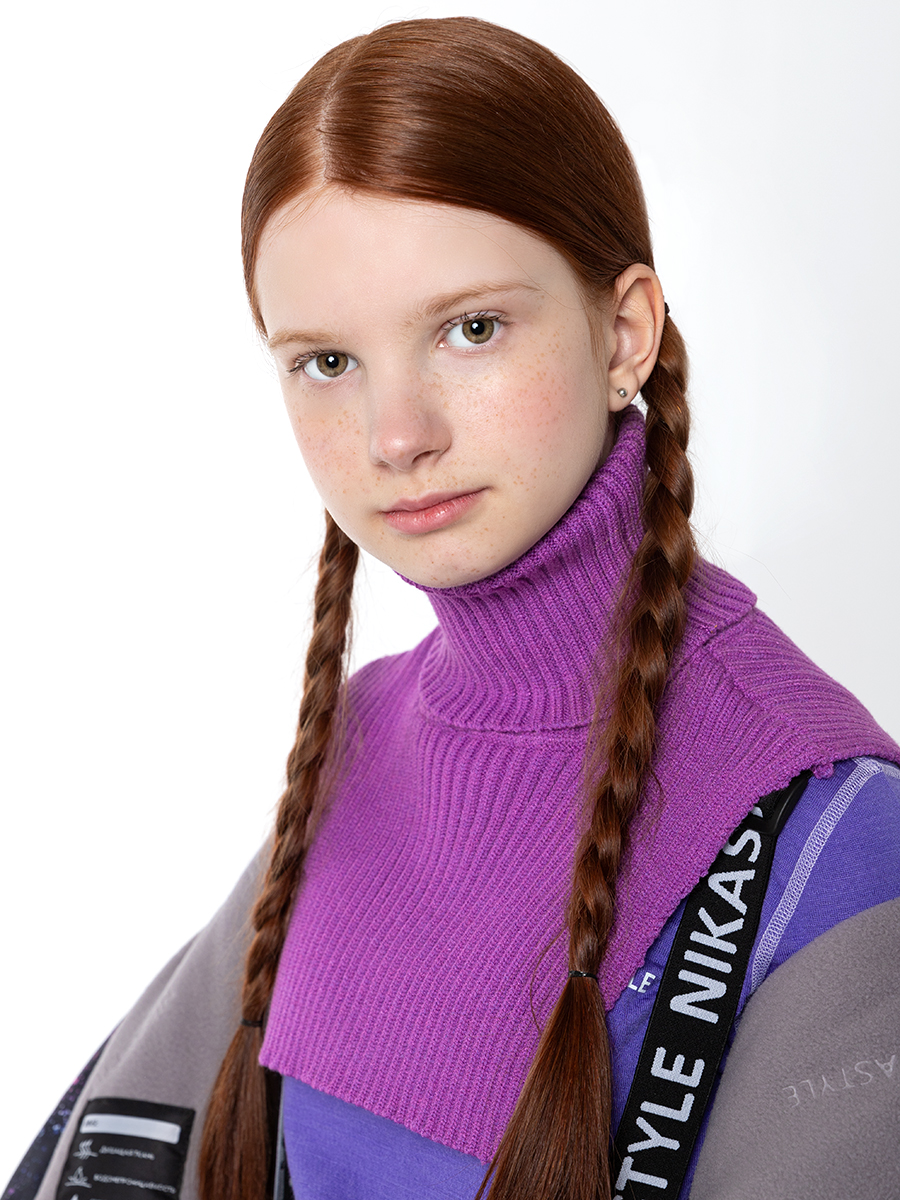 

Снуд детский NIKASTYLE 17з16824, фиолетовый, onesize., 17з16824