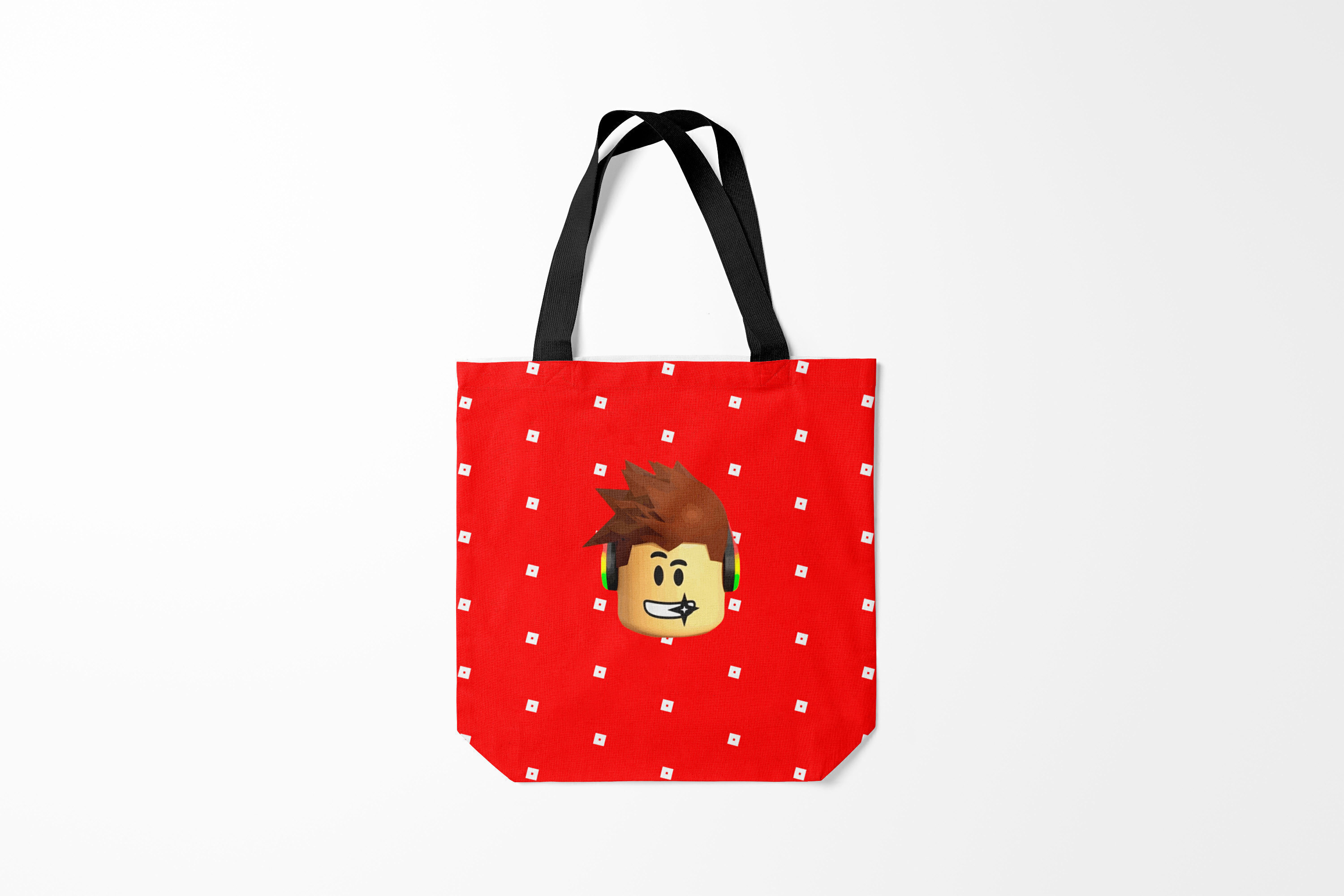 

Сумка шoппер унисекс Burnettie Разные игры ROBLOX Head, красный, Разные игры ROBLOX Head