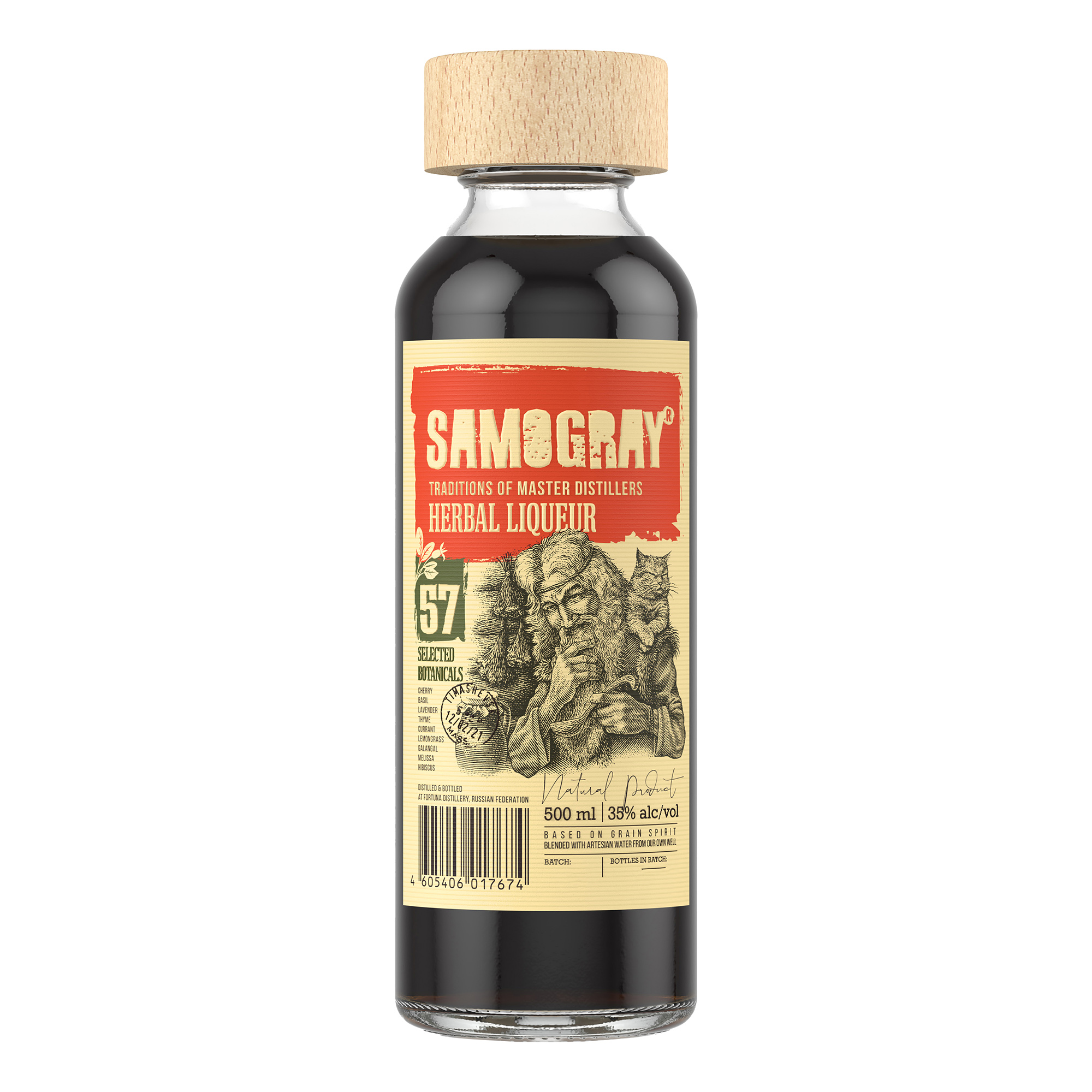 

Ликер Samogray Herbal крепкий 43% 0,5 л