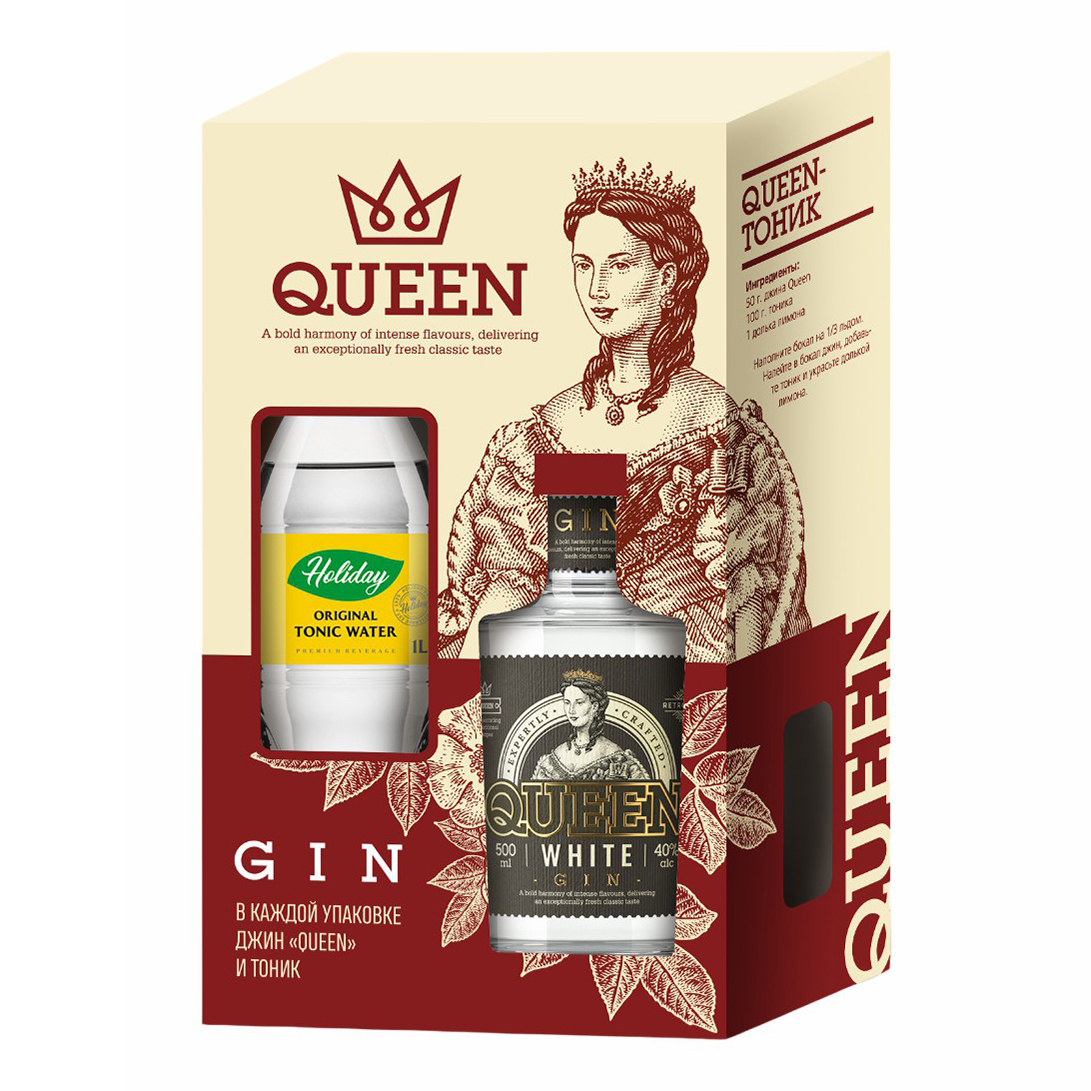 Джин White Queen 40% 0,5 л