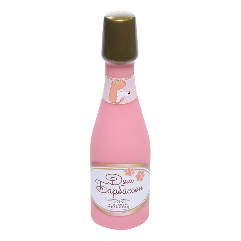 фото Фигурка для собак triol бутылка дом барбасьон розовая