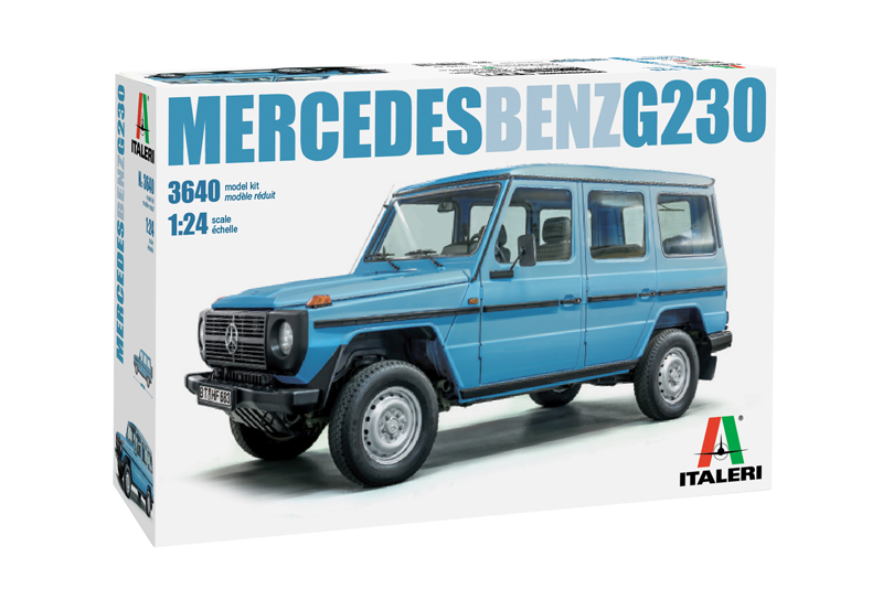 

Сборная модель Italeri 1/24 Автомобиль MERCEDES BENZ G230 3640