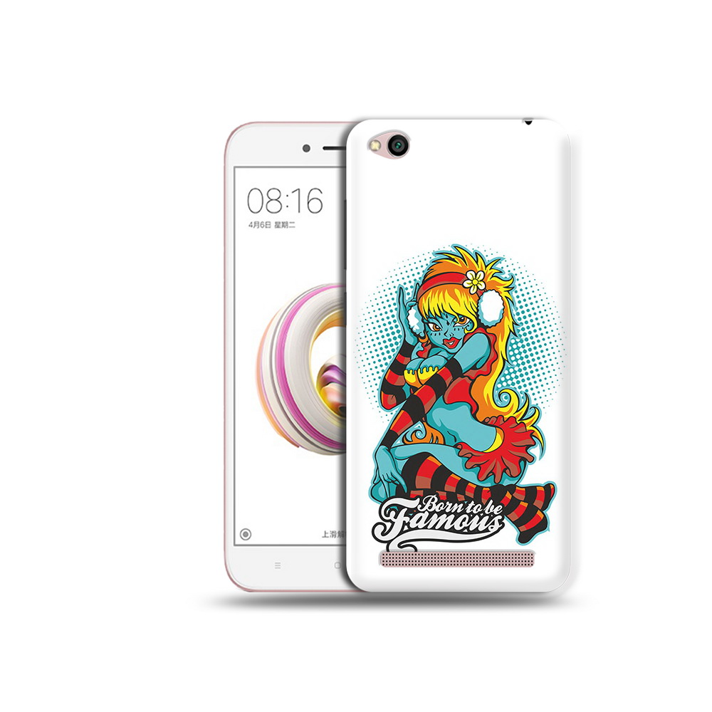 

Чехол MyPads Tocco для Xiaomi Redmi 5A нарисованная девушка в наушниках (PT227197.319.498), Прозрачный, Tocco