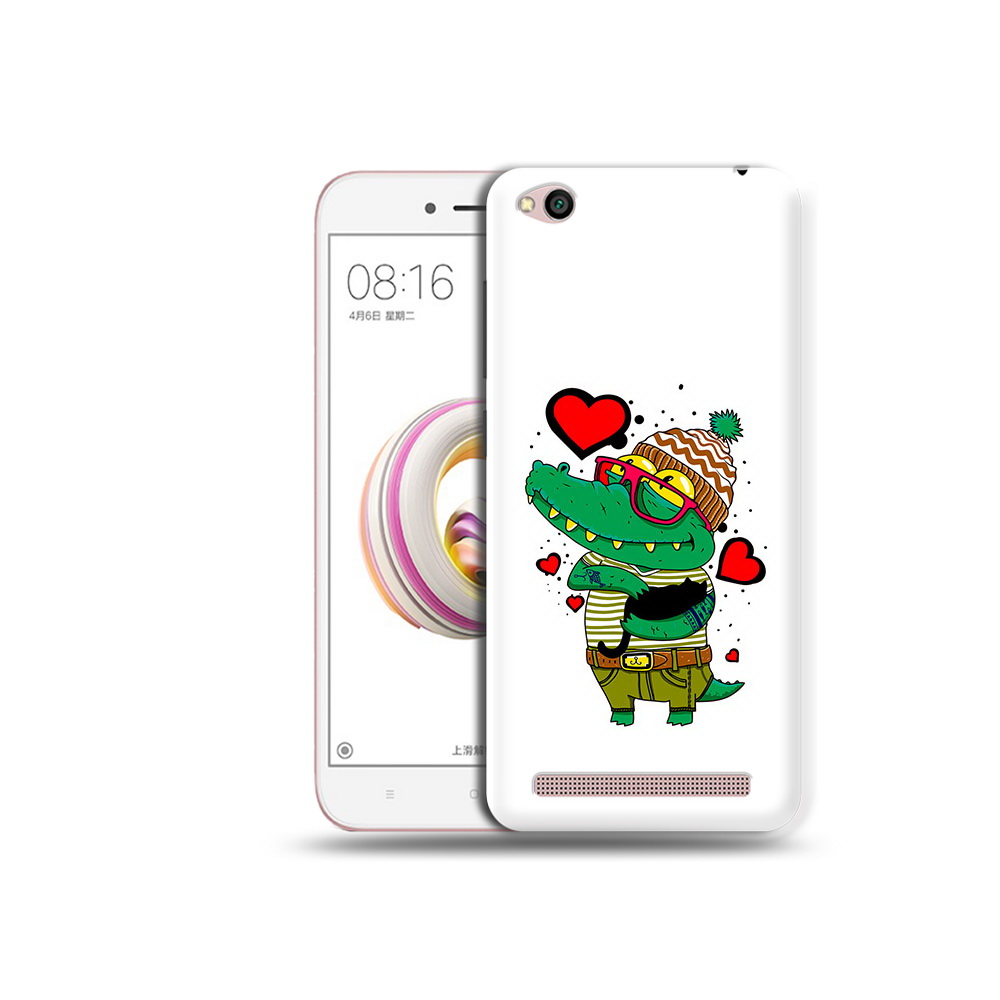 

Чехол MyPads Tocco для Xiaomi Redmi 5A Влюбленный крокодил (PT227197.319.48), Tocco