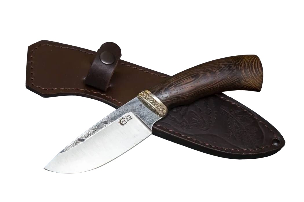 

Нож Разделочный из стали 95х18, рукоять венге, литьё мельхиор, Коричневый, Разделочный