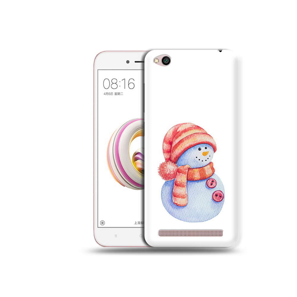 

Чехол MyPads Tocco для Xiaomi Redmi 5A Веселый снеговик (PT227197.319.44), Tocco