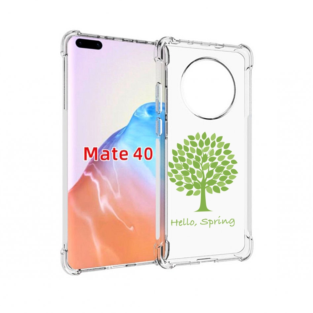 

Чехол MyPads Tocco для Huawei Mate 40 Привет-весна, Прозрачный, Tocco