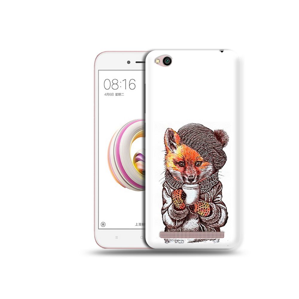 

Чехол MyPads Tocco для Xiaomi Redmi 5A лиса в шапке (PT227197.319.437), Tocco