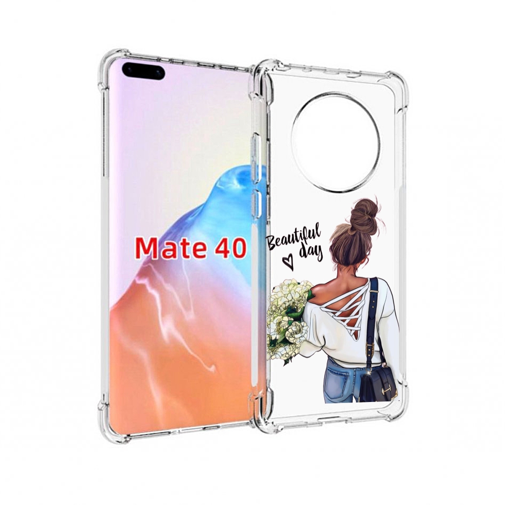 

Чехол MyPads Tocco для Huawei Mate 40 Прекрасный-день, Прозрачный, Tocco