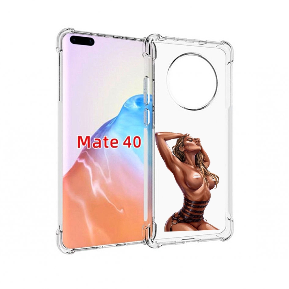 

Чехол MyPads Tocco для Huawei Mate 40 Портупея денский, Прозрачный, Tocco