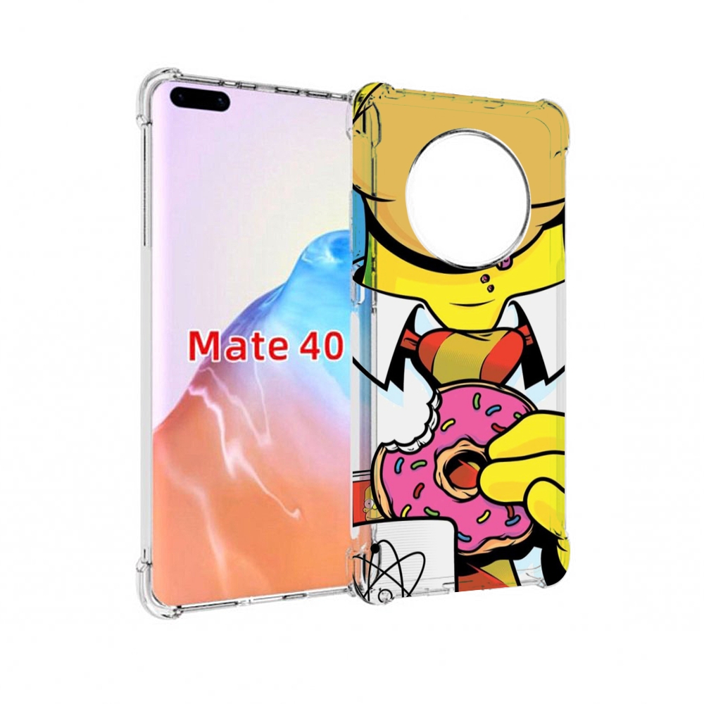 

Чехол MyPads Tocco для Huawei Mate 40 Пончик, Прозрачный, Tocco
