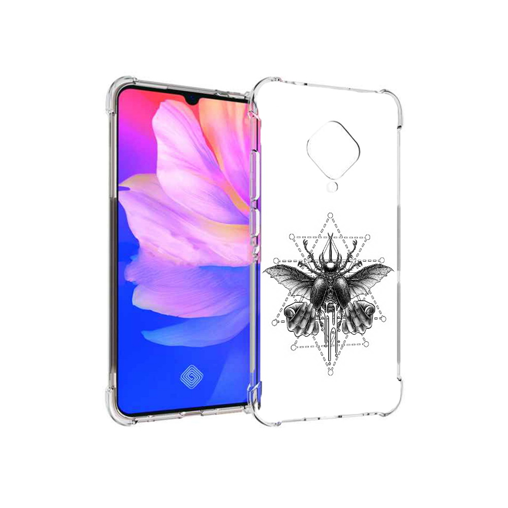 

Чехол MyPads Tocco для Vivo V17 скарабей (PT147343.378.601), Прозрачный, Tocco