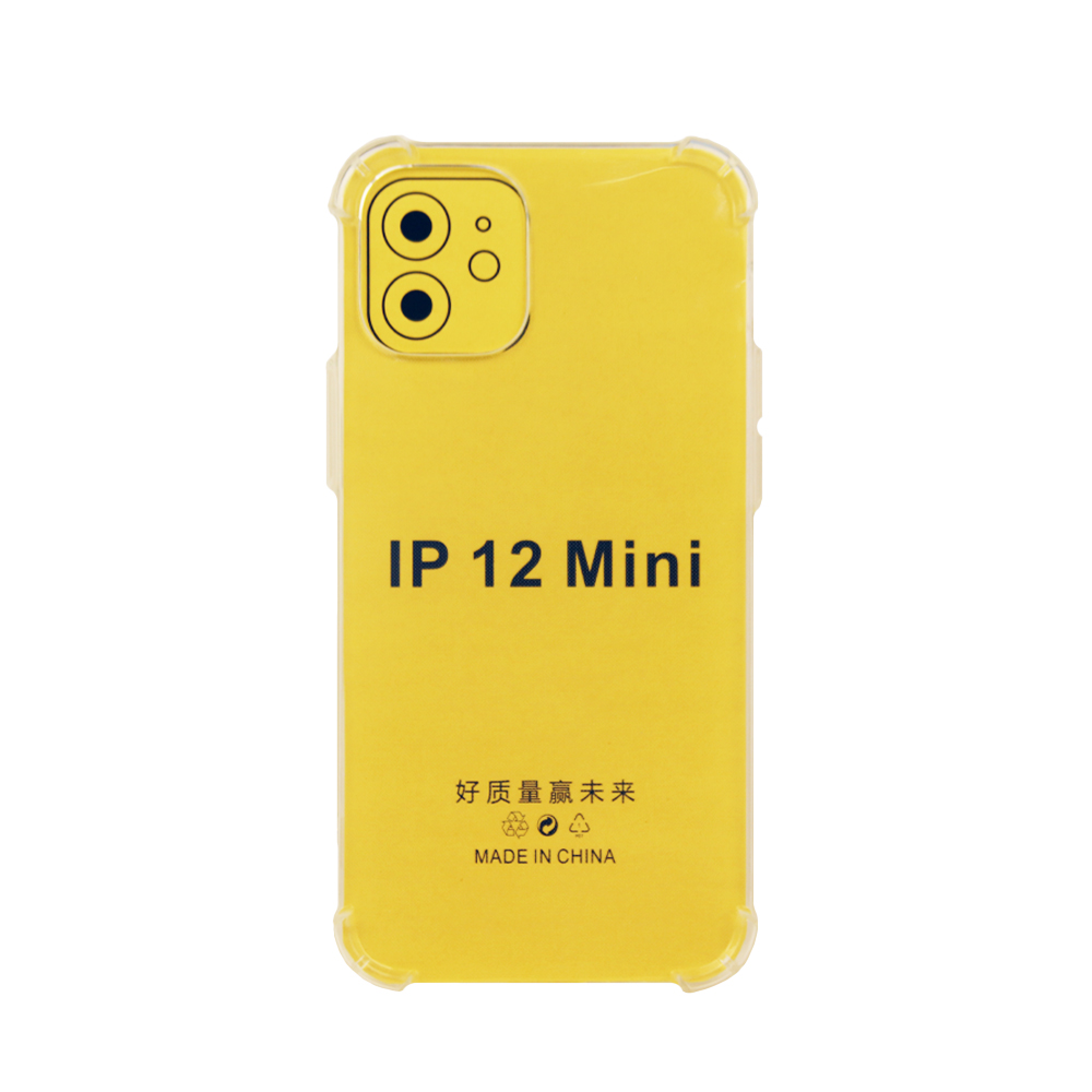 фото Силиконовый чехол "lp" для iphone 12 mini ударопрочный tpu armor case (прозрачный) liberty project