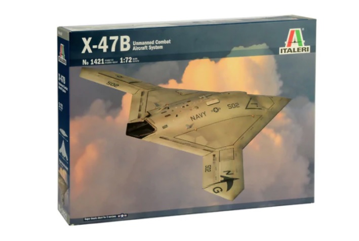 

Сборная модель Italeri 1/72 Самолёт X-47B 1421