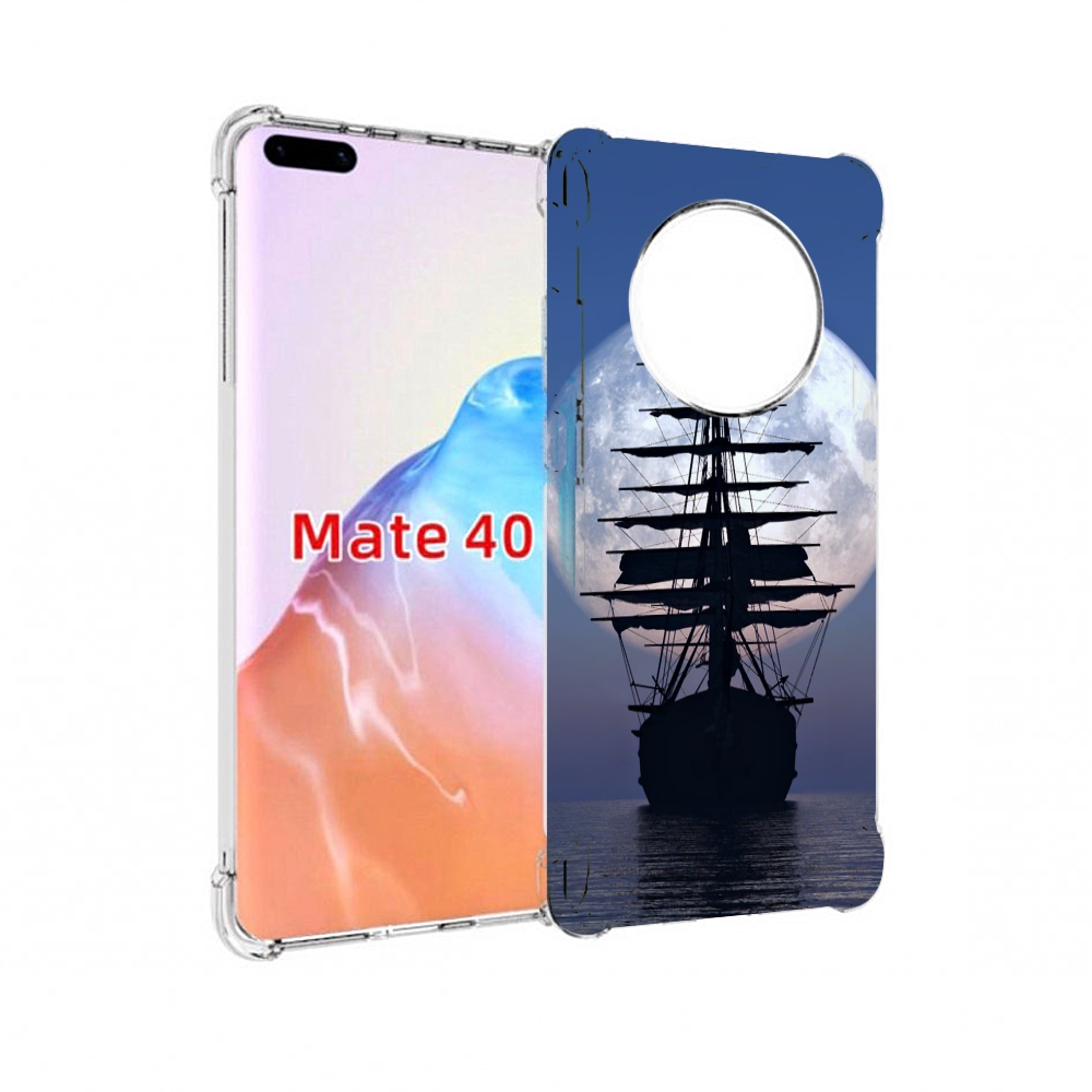 

Чехол MyPads Tocco для Huawei Mate 40 Парус-в-море, Прозрачный, Tocco