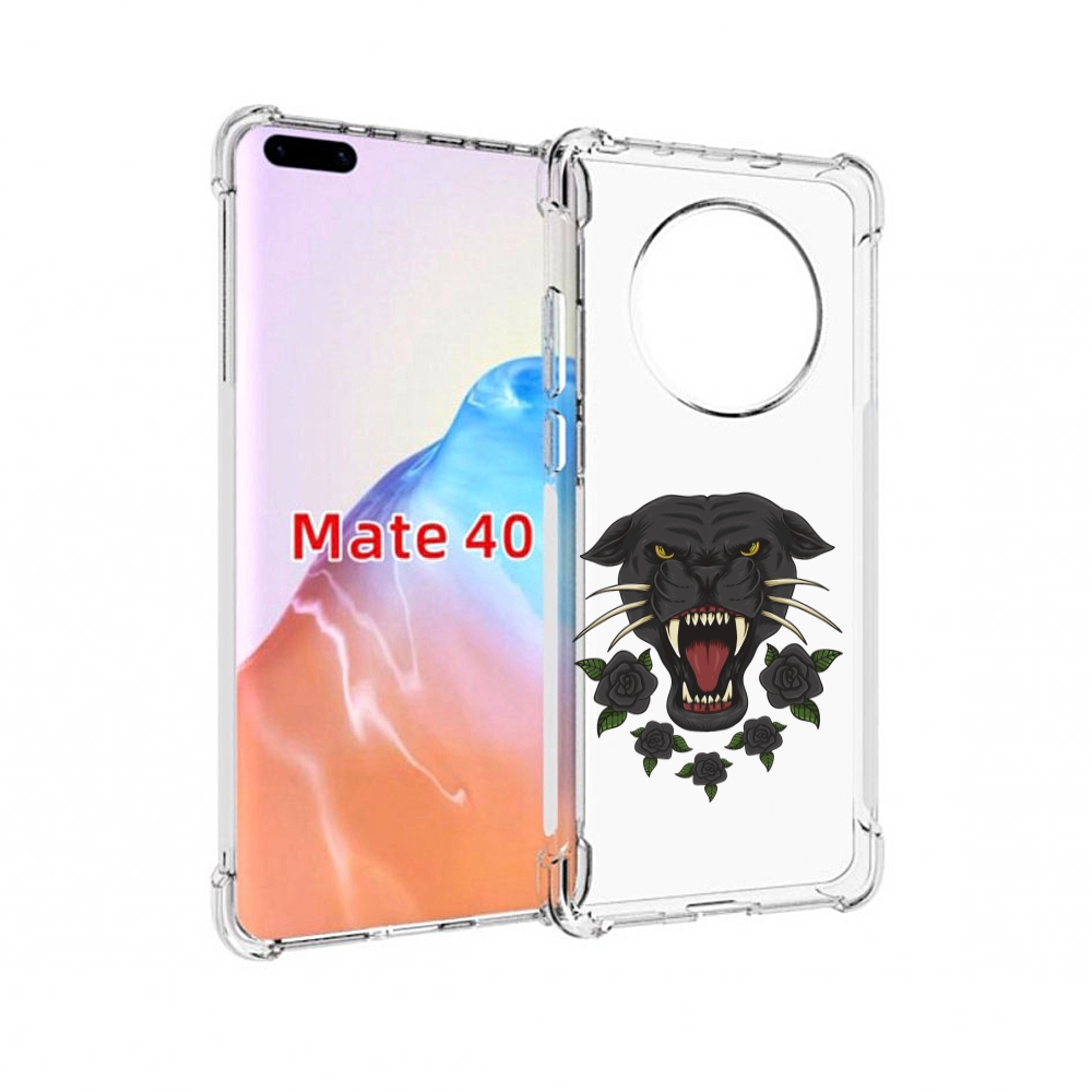 

Чехол MyPads Tocco для Huawei Mate 40 Пантера, Прозрачный, Tocco