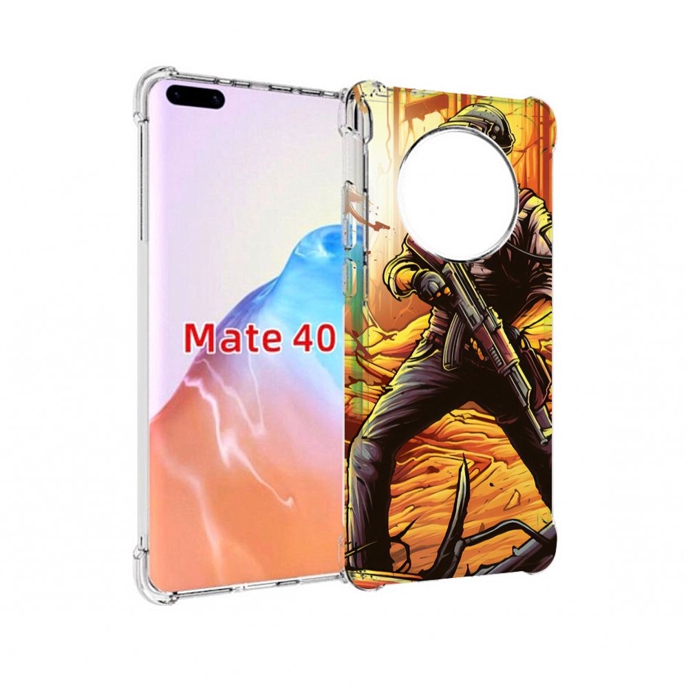 

Чехол MyPads Tocco для Huawei Mate 40 Пабг, Прозрачный, Tocco