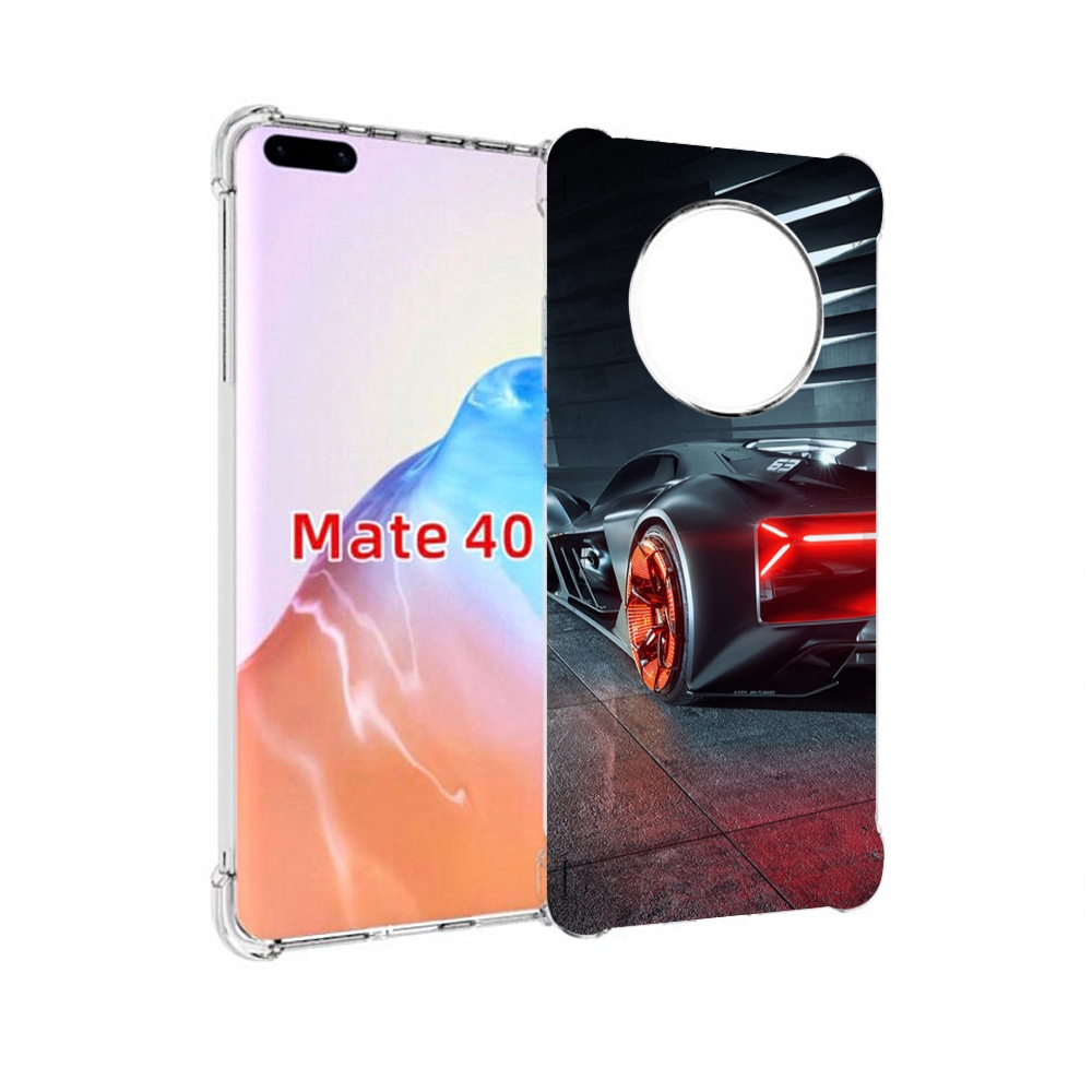 

Чехол MyPads Tocco для Huawei Mate 40 Ночной-город мужской, Прозрачный, Tocco