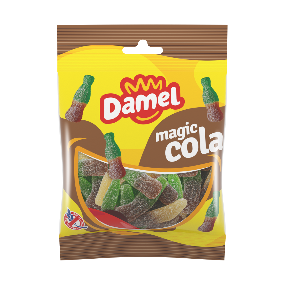 

Мармелад DAMEL Кола бутылочка в сахаре Halal, 70 г