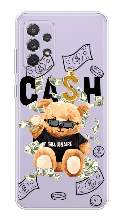 

Чехол на Samsung Galaxy A73 "Big cash", Черный;серый;бежевый, 2104650-6
