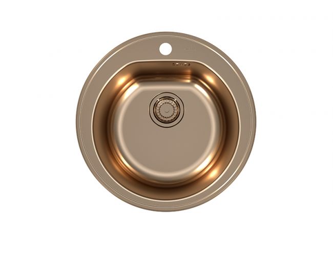 фото Мойка для кухни из нержавеющей стали alveus form monarch 30 copper-90 fi 510