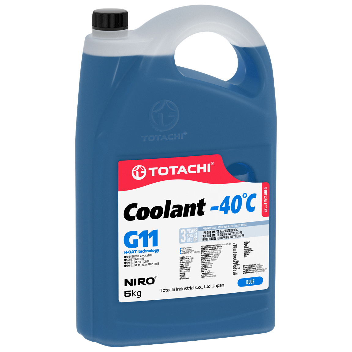 

Антифриз TOTACHI 46305 Blue, -40C