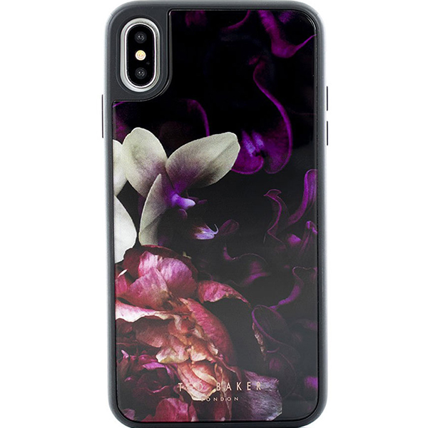 фото Чехол ted baker hd glass case для iphone xs max чёрный splendour (64990)