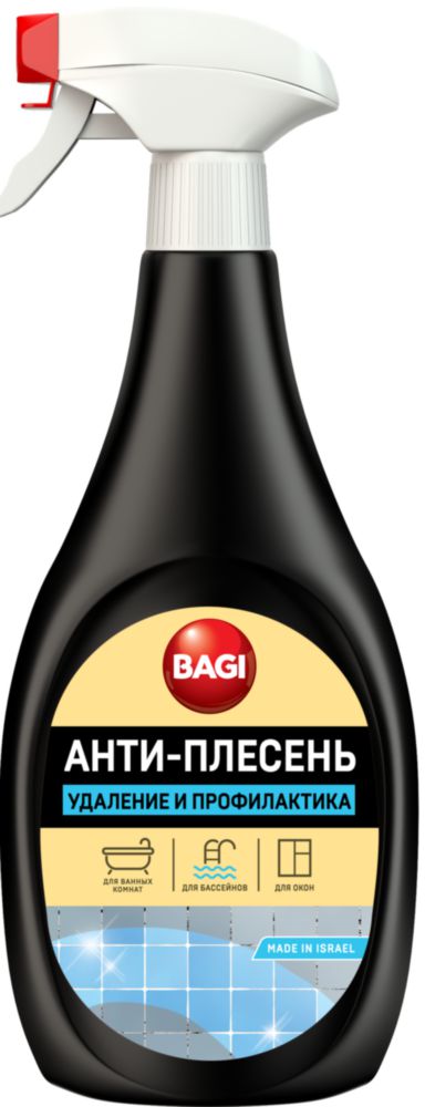 Чистящее средство-концентрат для ванных комнат и душевых кабин Bagi анти-плесень 500 мл