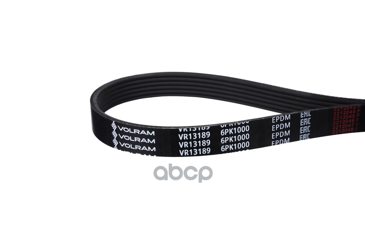 

Ремень Поликлиновой (6Pk1000) Vw, Skoda Vr13189 (Volram) VOLRAM арт. VR13189