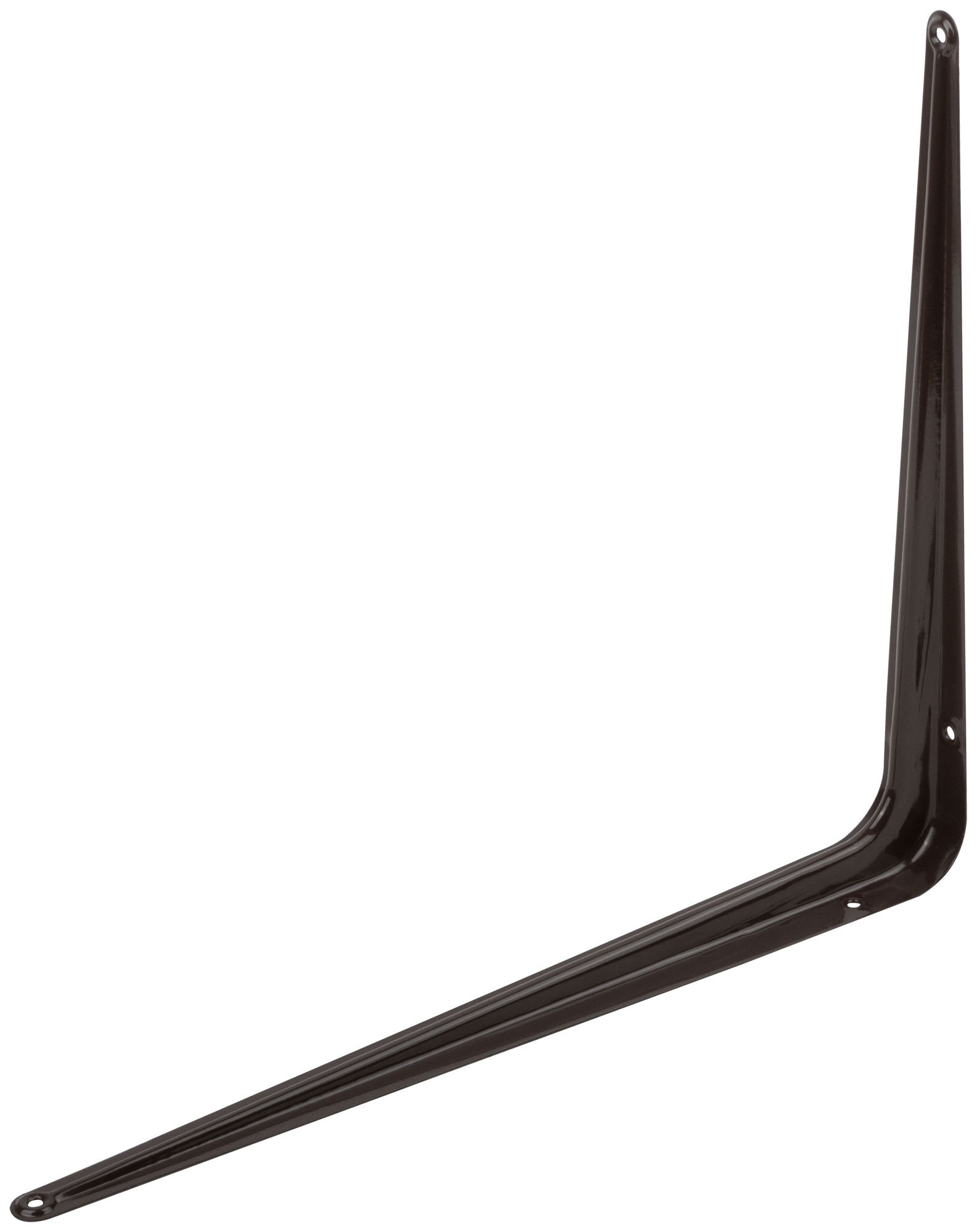 Уголок-кронштейн коричневый 300х350 мм (0,9 мм) FIT 66073